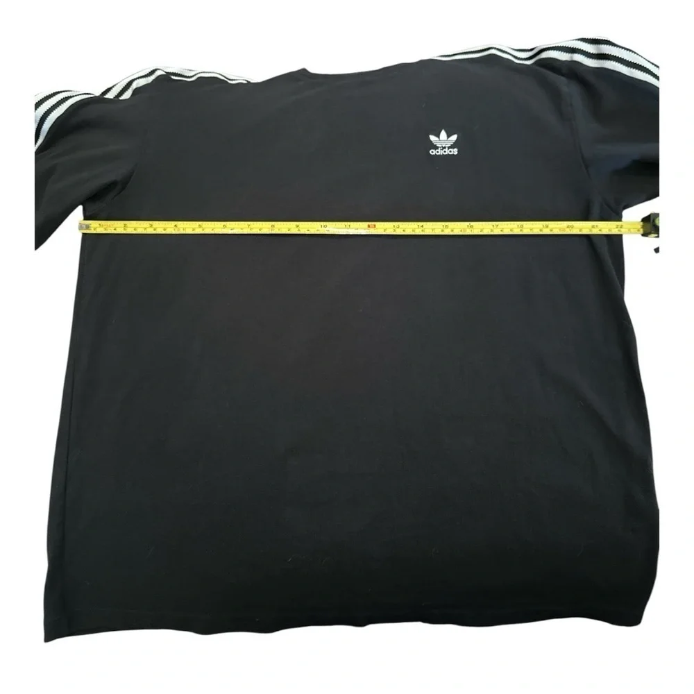 Adidas Originals Black Trefoil Logo T-Shirt Size S | 3-Stripes Tee Classic Fit